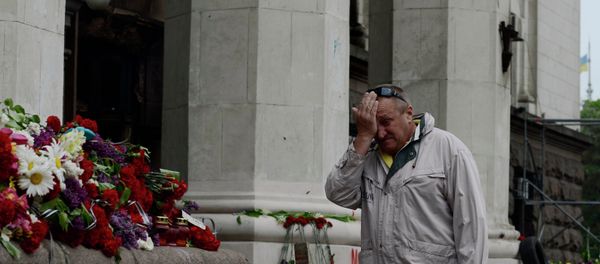Odessa mourns Trade Unions House fire victims Odessa mourns Trade Unions House fire victims - Sputnik International