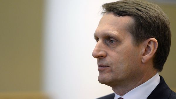 Russian State Duma Speaker Sergei Naryshkin - Sputnik International