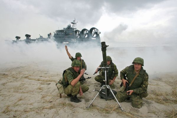 Amphibious assault landing onto unprepared coast (Archive) - Sputnik International