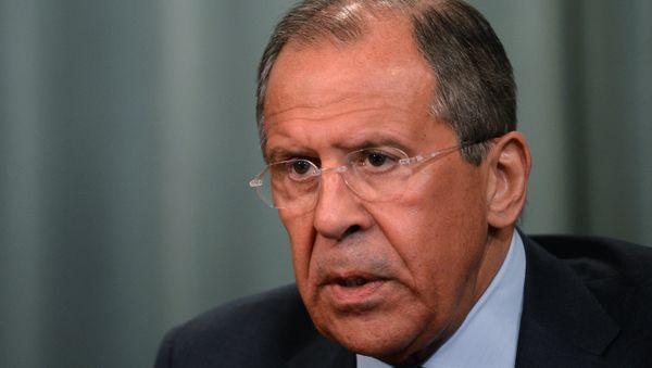 The Kiev government’s military operation in eastern Ukraine seems to be aimed at “razing the southeast to the ground” and forcing the Russian-speaking population to flee, Sergei Lavrov assumes. - Sputnik International