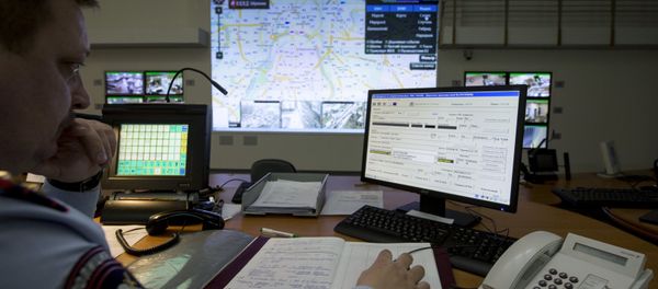 Control center of the Russian Interior Ministry's Moscow City police department Control center of the Russian Interior Ministry's Moscow City police department - Sputnik International