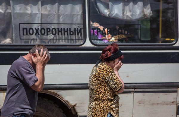 Funeral for Slavyansk hospital nurse Kubran - Sputnik International