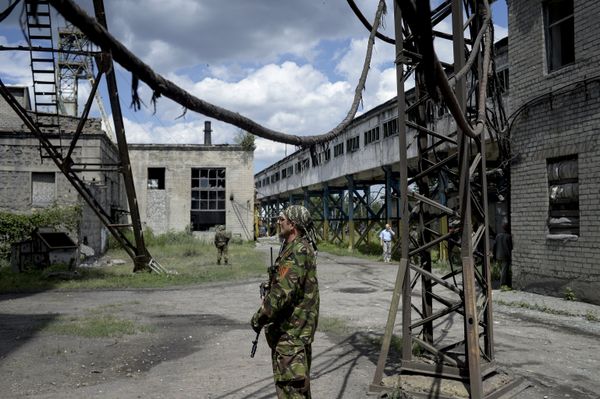 Aftermath of artillery shelling of Privolye in Lugansk Region - Sputnik International