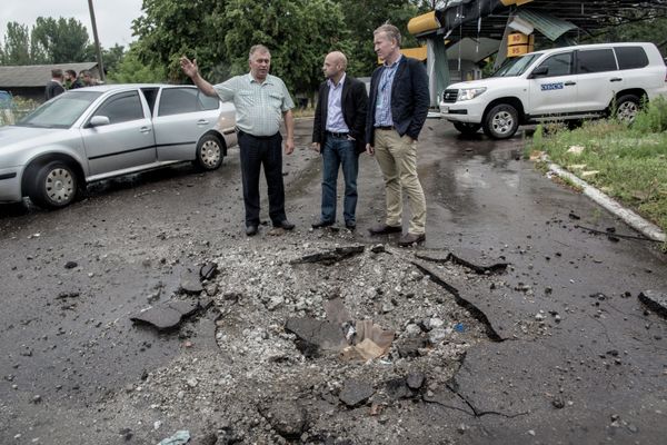 OSCE observers visit Slavyansk - Sputnik International