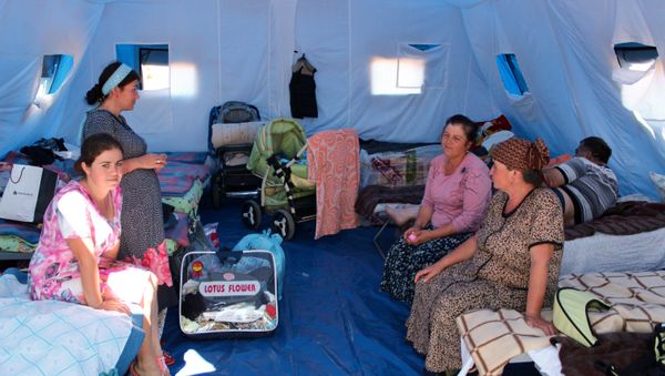 Tent camp in Sevastopol for refugees from Donbass - Sputnik International