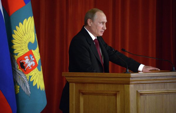 Vladimir Putin meets with Russian ambassadors - Sputnik International