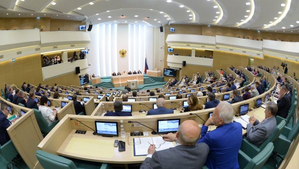 Federation Council meeting Federation Council meeting - Sputnik International