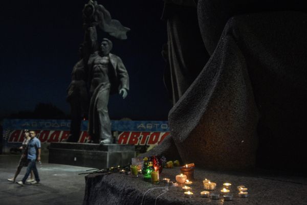Day of Mourning for Metro Crash Victims in Moscow - Sputnik International