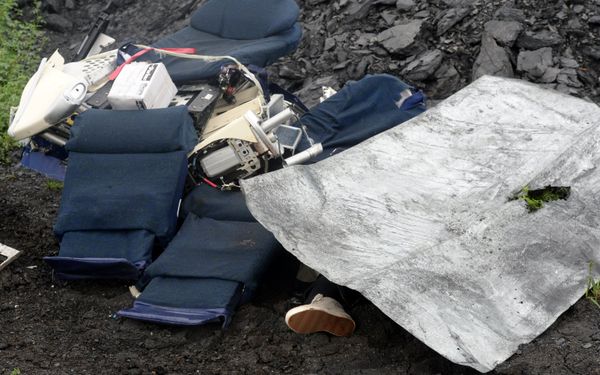 Wreckage of Malaysian Airlines Boeing 777 that crashed in Ukraine - Sputnik International