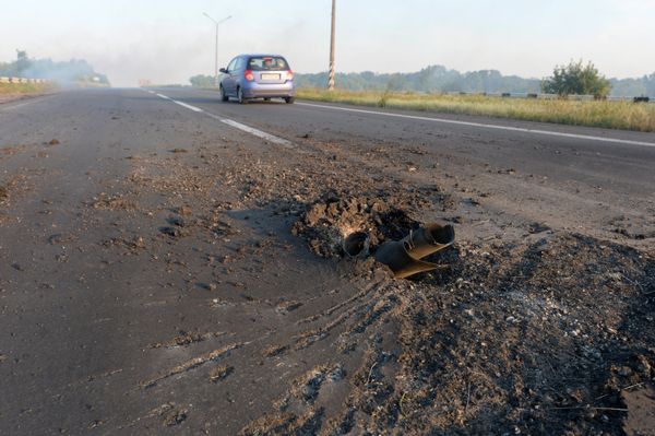 Ukrainian Army Fires Grad Rockets at Horlivka Ukrainian Army Fires Grad Rockets at Horlivka - Sputnik International