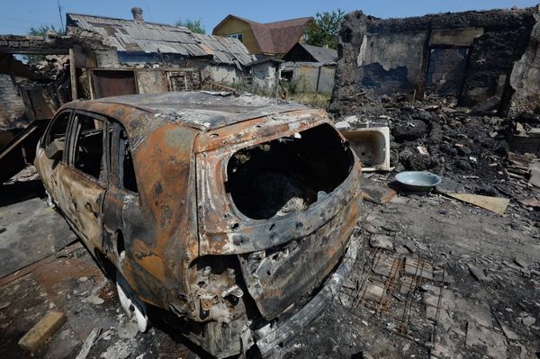Ukrainian Army Fires Grad Rockets at Horlivka Ukrainian Army Fires Grad Rockets at Horlivka - Sputnik International