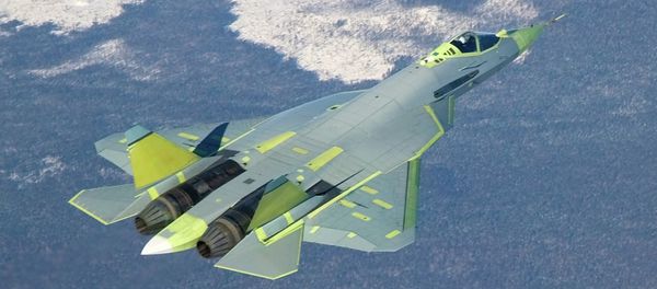 Самолет Т-50 ПАК ФА (Перспективный авиационный комплекс фронтовой авиации) Самолет Т-50 ПАК ФА (Перспективный авиационный комплекс фронтовой авиации) - Sputnik International