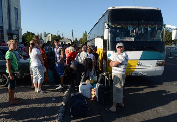Refugees from Ukraine - Sputnik International