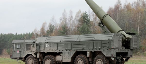The army chief added that four air defense regiments had been rearmed with advanced air defense systems and two missile brigades had been armed with Iskander-M ballistic missiles. The army chief added that four air defense regiments had been rearmed with advanced air defense systems and two missile brigades had been armed with Iskander-M ballistic missiles. - Sputnik International