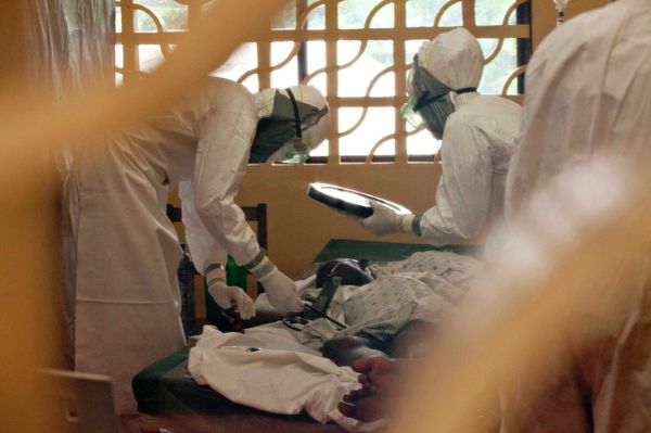 Health workers treating patients - Sputnik International