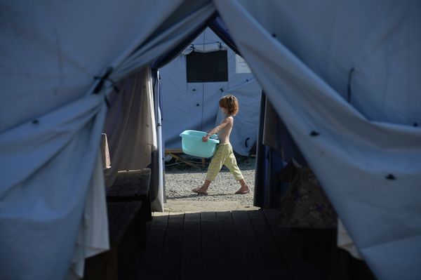 Camp for Ukrainian Refugees in Russia - Sputnik International