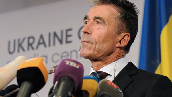 Press briefing by NATO Secretary General Anders Fogh Rasmussen in Kiev Press briefing by NATO Secretary General Anders Fogh Rasmussen in Kiev - Sputnik International