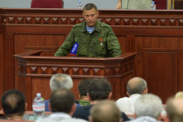 The prime minister of the self-proclaimed Donetsk People's Republic Alexander Zakharchenko - Sputnik International