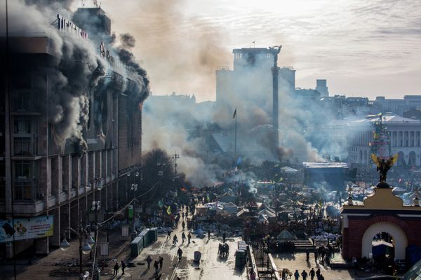 The Maidan Square in the center of Kiev, Ukraine. - Sputnik International