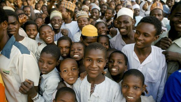 Crowd attending tribal gathering durbar cultural event at Maiduguri in Nigeria, West Africa - Sputnik International