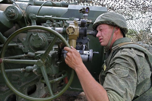 Gun practice of the Baltic Fleet Coast Artillery Corps - Sputnik International
