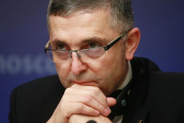 Syrian National Reconciliation Minister Ali Haidar at a News conference by Syrian opposition delegates - Sputnik International