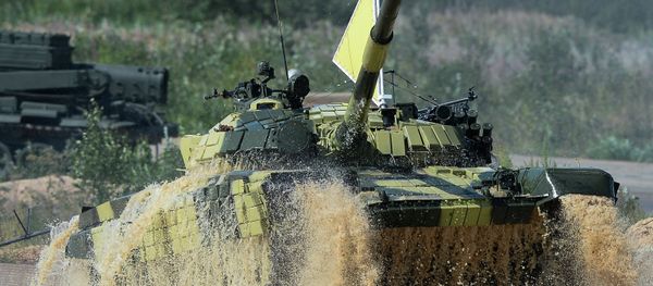 Tank Biathlon 2014 competition Tank Biathlon 2014 competition - Sputnik International