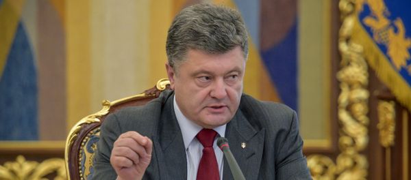 Ukrainian President Petro Poroshenko Ukrainian President Petro Poroshenko - Sputnik International