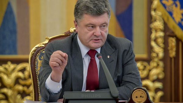 Ukrainian President Petro Poroshenko - Sputnik International