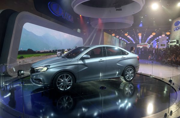 Presentation of Lada Vesta concept at Moscow Auto Show Presentation of Lada Vesta concept at Moscow Auto Show - Sputnik International