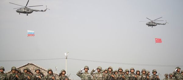 Last stage of the previous year's SCO anti-terrorist exercise Peace Mission - 2013. - Sputnik International