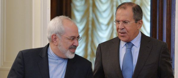 Russian Foreign Minister Sergei Lavrov (right) and Iranian Foreign Minister Mohammad Javad Zarif - Sputnik International