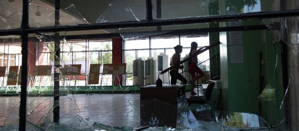The United Nations Children's Fund deplores the death of two children who were killed in shelling of a sports school in Donetsk. The United Nations Children's Fund deplores the death of two children who were killed in shelling of a sports school in Donetsk. - Sputnik International