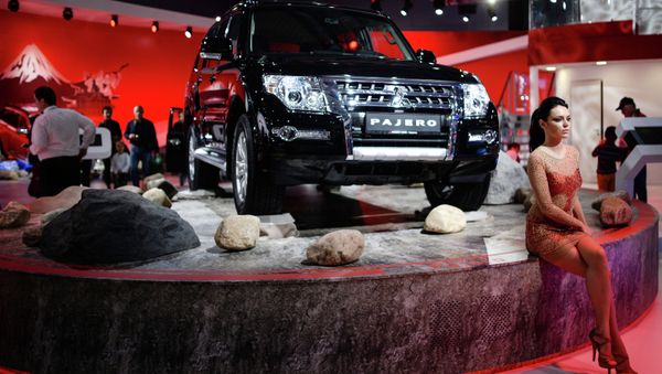 Mitsubishi Pajero at Moscow Internatioanl Automobile Salon at Crocus Expo in a 2014 file photo - Sputnik International