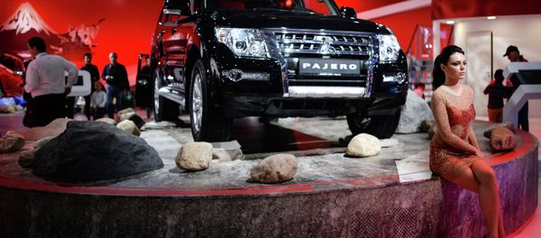 Mitsubishi Pajero at Moscow Internatioanl Automobile Salon at Crocus Expo in a 2014 file photo - Sputnik International