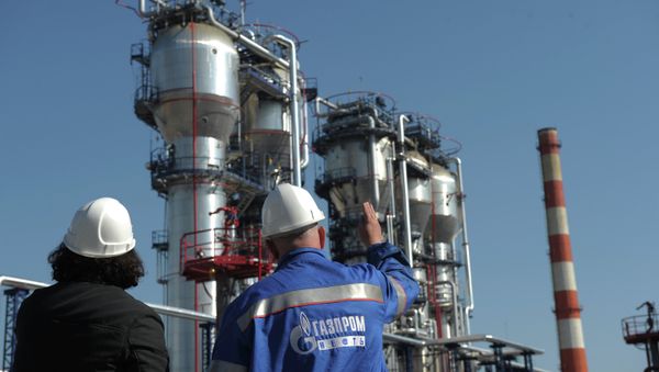 Moscow Gazprom Oil refinery facility. - Sputnik International
