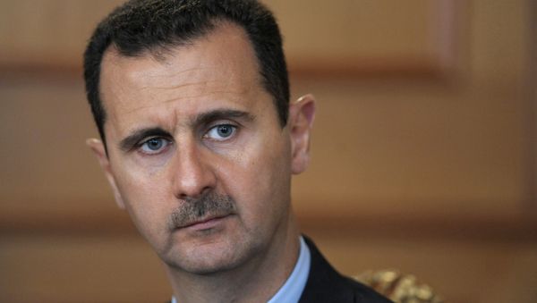 Assad said that his country continues to battle terrorism and supports all international efforts in that direction - Sputnik International