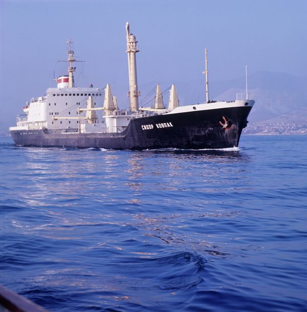 Soviet dry cargo ship Sidor Kovpak - Sputnik International