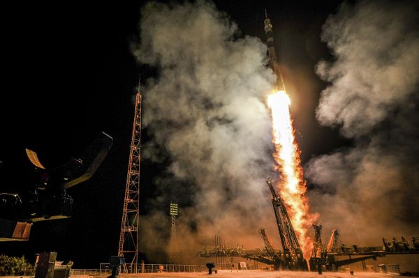The spacecraft brought an international crew of three to the ISS. - Sputnik International