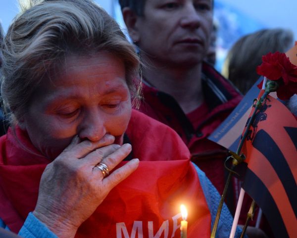 “Donetsk: Innocent Deaths” Commemoration at Poklonnaya Gora in Moscow “Donetsk: Innocent Deaths” Commemoration at Poklonnaya Gora in Moscow - Sputnik International