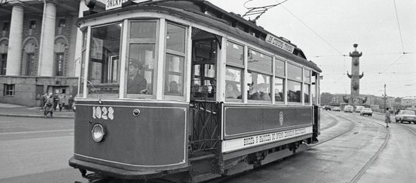 St. Petersburg's Tram Celebrates Its Anniversary St. Petersburg's Tram Celebrates Its Anniversary - Sputnik International