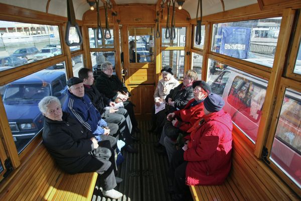 St. Petersburg's Tram Celebrates Its Anniversary St. Petersburg's Tram Celebrates Its Anniversary - Sputnik International