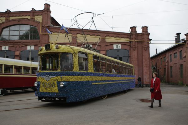 St. Petersburg's Tram Celebrates Its Anniversary St. Petersburg's Tram Celebrates Its Anniversary - Sputnik International