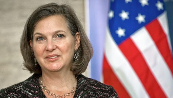 US Assistant Secretary of State Victoria Nuland held talks in Kiev on resolving the situation in the southeastern Ukraine - Sputnik International