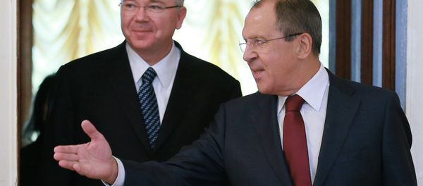 Russian Foreign Minister Sergei Lavrov and Rafael Ramirez Russian Foreign Minister Sergei Lavrov and Rafael Ramirez - Sputnik International