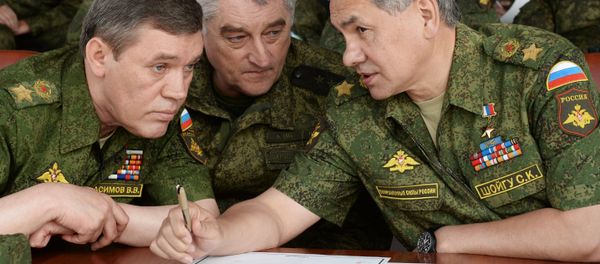Sergey Shoygu, Russian Defense Minister with generals Sergey Shoygu, Russian Defense Minister with generals - Sputnik International