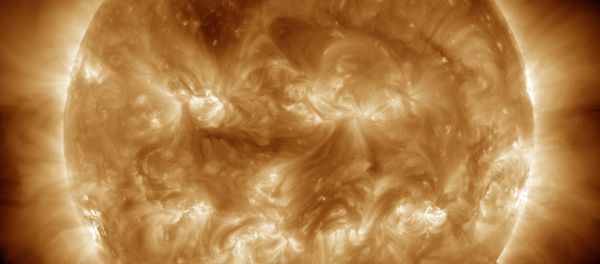 The sun as imaged by the Solar Dynamics Observatory on October 8, 2014 in 193 angstrom extreme ultraviolet light. The sun as imaged by the Solar Dynamics Observatory on October 8, 2014 in 193 angstrom extreme ultraviolet light. - Sputnik International