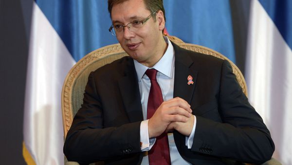 Serbia will never impose any sanctions on Russia, Prime Minister Aleksandar Vucic said Thursday. Serbia will never impose any sanctions on Russia, Prime Minister Aleksandar Vucic said Thursday. - Sputnik International
