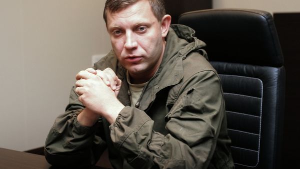 Head of the self-proclaimed Donetsk People's Republic (DPR) Alexander Zakharchenko said the Ukrainian government in Kiev is sabotaging the Minsk talks; He is not sure when Minsk negotiations will continue. Head of the self-proclaimed Donetsk People's Republic (DPR) Alexander Zakharchenko said the Ukrainian government in Kiev is sabotaging the Minsk talks; He is not sure when Minsk negotiations will continue. - Sputnik International