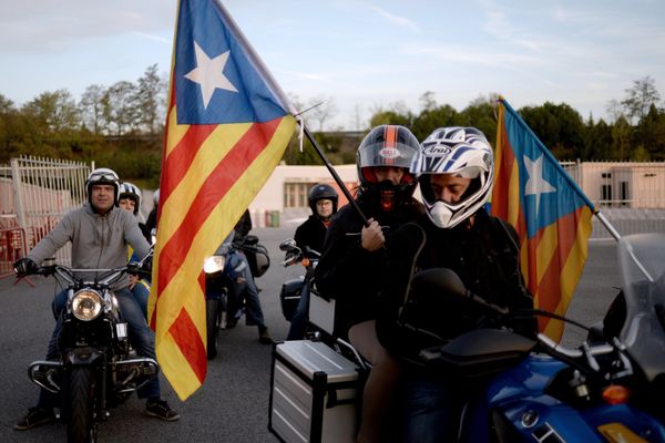 V is for Vote: A Rally in Barcelona to Support Catalonia's Independence V is for Vote: A Rally in Barcelona to Support Catalonia's Independence - Sputnik International